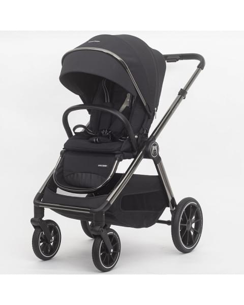 Детская коляска 2 в 1 IningBaby KR 345 pro black
