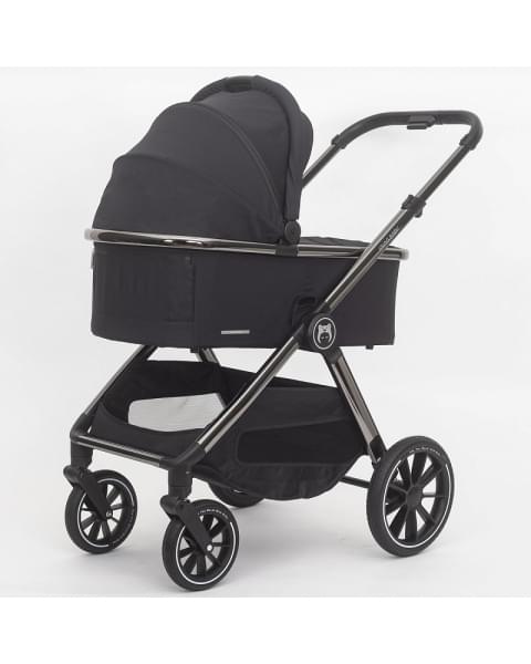 Детская коляска 2 в 1 IningBaby KR 345 pro black