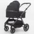 Детская коляска 2 в 1 IningBaby KR 345 pro black