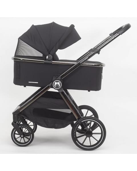 Детская коляска 2 в 1 IningBaby KR 345 pro black