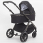 Детская коляска 2 в 1 IningBaby KR 345 pro black