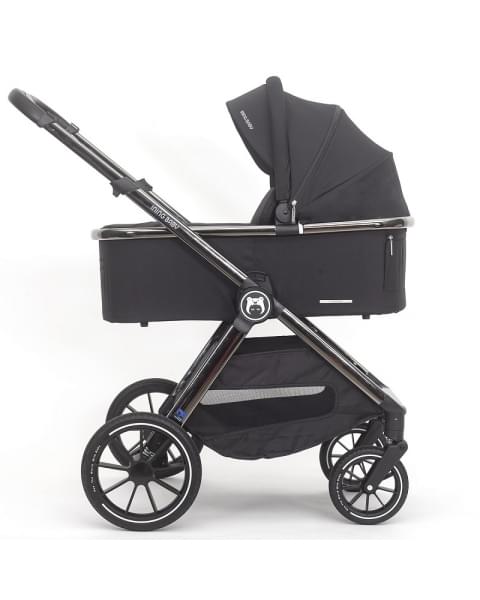 Детская коляска 2 в 1 IningBaby KR 345 pro black