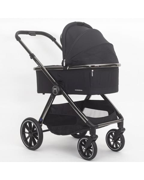Детская коляска 2 в 1 IningBaby KR 345 pro black