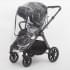 Детская коляска 2 в 1 IningBaby KR 345 pro black