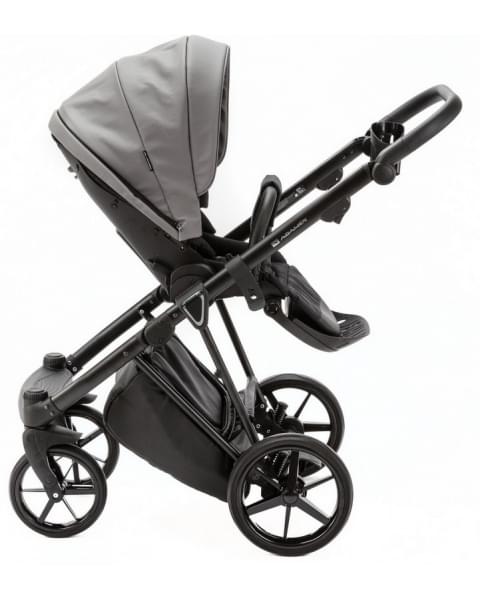 Детская коляска Adamex Belissa Deluxe 2 в 1 B-SA04 (СЕРАЯ.КОЖА)