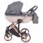 Детская коляска Adamex Chantal Star Collection 2 в 1 STAR004 серый+роз.золото