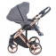 Детская коляска Adamex Chantal Star Collection 2 в 1 STAR004 серый+роз.золото