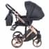Детская коляска Adamex Chantal Star Collection 2 в 1 STAR101 черный+розовый