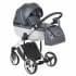 Детская коляска Adamex Chantal Star Collection 3 в 1 STAR103 черный + серебро