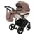 Детская коляска Adamex Cortina 3 в 1 CT-226 (Т.БЕЖ+СВ.БЕЖ.ПЕРФ.КОЖА)