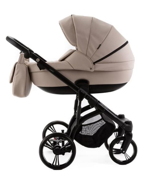 Детская коляска Adamex Lanti Deluxe 2 в 1 LN-SA7 (СВ.БЕЖ.КОЖА)