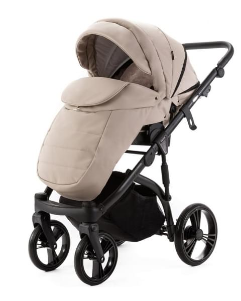 Детская коляска Adamex Lanti Deluxe 2 в 1 LN-SA7 (СВ.БЕЖ.КОЖА)
