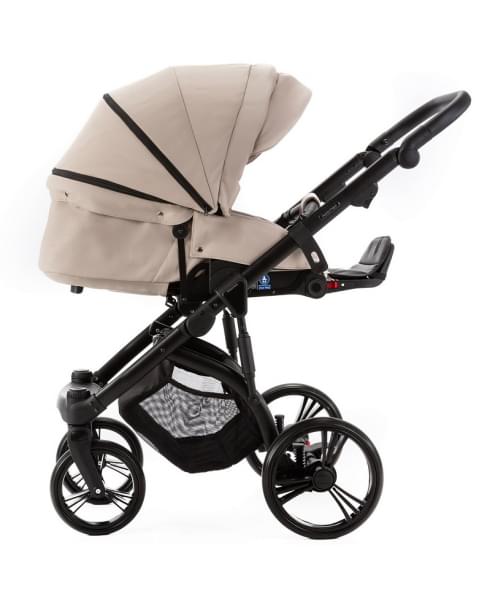 Детская коляска Adamex Lanti Deluxe 2 в 1 LN-SA7 (СВ.БЕЖ.КОЖА)