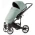 Детская коляска Adamex Locco Light Deluxe 3 в 1 LL-SA20 (СЕРО-ЗЕЛЕН. КОЖА)