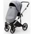 Детская коляска Adamex Lumi Air SE Deluxe 2 в 1 L-SM507 (СЕРАЯ ПЕРЛ. КОЖА+ХРОМ РАМА)
