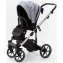 Детская коляска Adamex Lumi Air SE Deluxe 2 в 1 L-SM507 (СЕРАЯ ПЕРЛ. КОЖА+ХРОМ РАМА)
