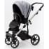 Детская коляска Adamex Lumi Air SE Deluxe 2 в 1 L-SM507 (СЕРАЯ ПЕРЛ. КОЖА+ХРОМ РАМА)