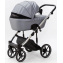 Детская коляска Adamex Lumi Air SE Deluxe 2 в 1 L-SM507 (СЕРАЯ ПЕРЛ. КОЖА+ХРОМ РАМА)