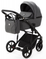 Детская коляска Adamex Mobi 2 в 1 M-TK57 (ТЕМНО-СЕРЫЙ)