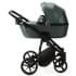 Детская коляска Adamex Mobi Deluxe 2 в 1 M-SM15 (Т.ЗЕЛЕНАЯ ПЕРЛ. КОЖА)