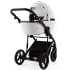 Детская коляска Adamex Mobi Deluxe New 2 в 1 MN-SA1 (БЕЛАЯ КОЖА)