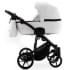 Детская коляска Adamex Mobi Deluxe New 2 в 1 MN-SA1 (БЕЛАЯ КОЖА)
