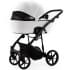 Детская коляска Adamex Mobi Deluxe New 2 в 1 MN-SA1 (БЕЛАЯ КОЖА)