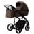 Детская коляска Adamex Mobi Lux New 3 в 1 MN-TK51 КОРИЧНЕВЫЙ