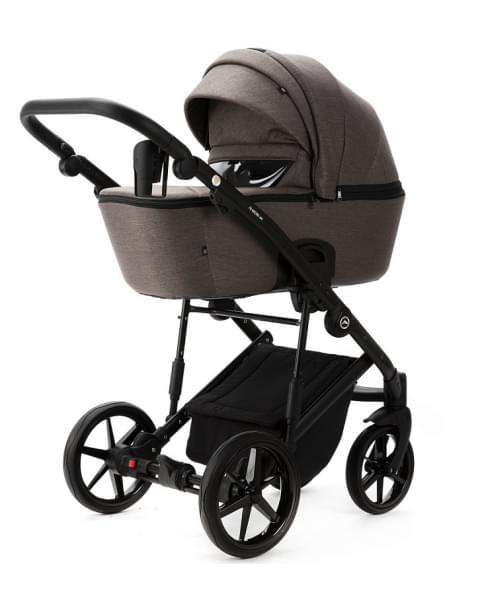 Детская коляска Adamex Mobi New 2 в 1 MN-TK21 ТЕМНО-БЕЖЕВЫЙ