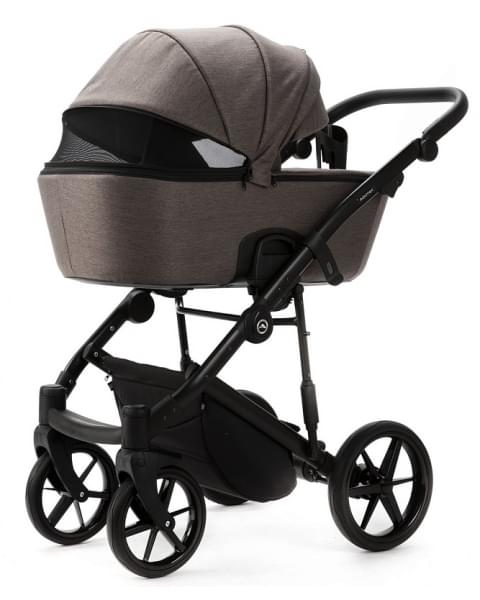 Детская коляска Adamex Mobi New 2 в 1 MN-TK21 ТЕМНО-БЕЖЕВЫЙ