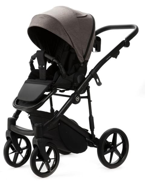 Детская коляска Adamex Mobi New 2 в 1 MN-TK21 ТЕМНО-БЕЖЕВЫЙ
