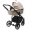 Детская коляска Adamex Nola 2 в 1 N-PS160 (БЕЖ + Т.БЕЖ. КОЖА)