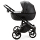 Детская коляска Adamex Nola Deluxe 3 в 1 N-SA02 (ЧЕРНАЯ КОЖА)