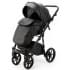 Детская коляска Adamex Nola Deluxe 3 в 1 N-SA02 (ЧЕРНАЯ КОЖА)