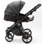 Детская коляска Adamex Nola Deluxe 3 в 1 N-SA02 (ЧЕРНАЯ КОЖА)