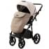 Детская коляска Adamex Nola Deluxe 3 в 1 N-SD113 (СВ.БЕЖ.КОЖА + Т.БЕЖ.КОЖА)