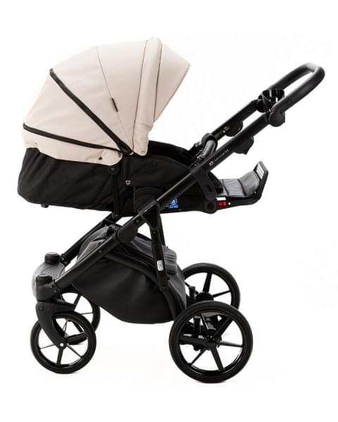 Детская коляска Adamex Nola Deluxe 3 в 1 N-SD113 (СВ.БЕЖ.КОЖА + Т.БЕЖ.КОЖА)
