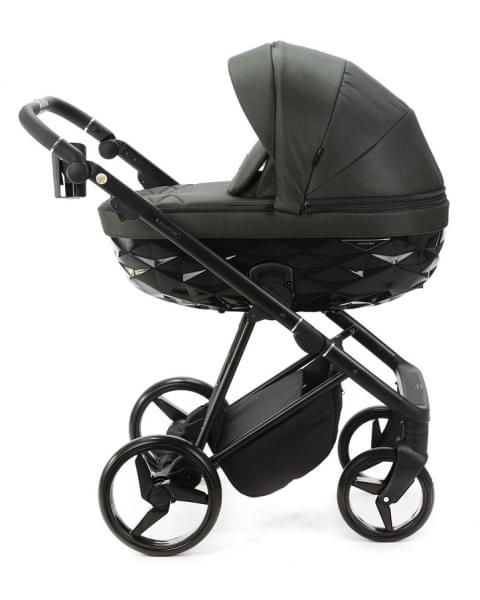 Детская коляска Adamex Quantum 2 в 1 Q-TK105 LUX (Т.ЗЕЛЕНЫЙ)