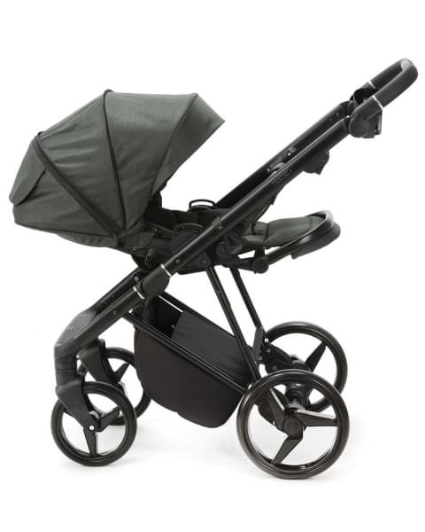 Детская коляска Adamex Quantum 2 в 1 Q-TK105 LUX (Т.ЗЕЛЕНЫЙ)