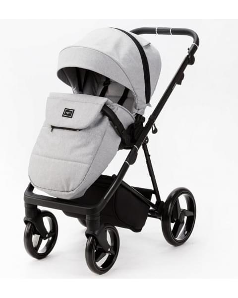 Детская коляска Adamex Quantum 2 в 1 Q-TK10 (СВ.СЕРЫЙ)