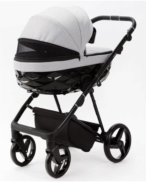 Детская коляска Adamex Quantum 2 в 1 Q-TK10 (СВ.СЕРЫЙ)