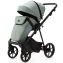 Детская коляска Adamex Vasco Deluxe 2 в 1 V-SA20 (СЕРО-ЗЕЛЕНАЯ КОЖА)