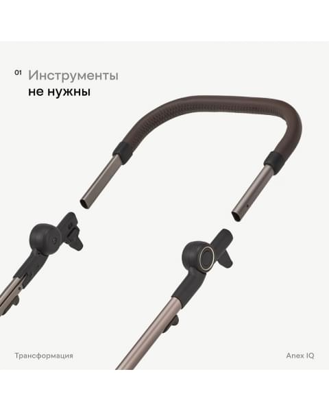 Детская коляска Anex iQ Basic NT 2 в 1 Sienna 2024