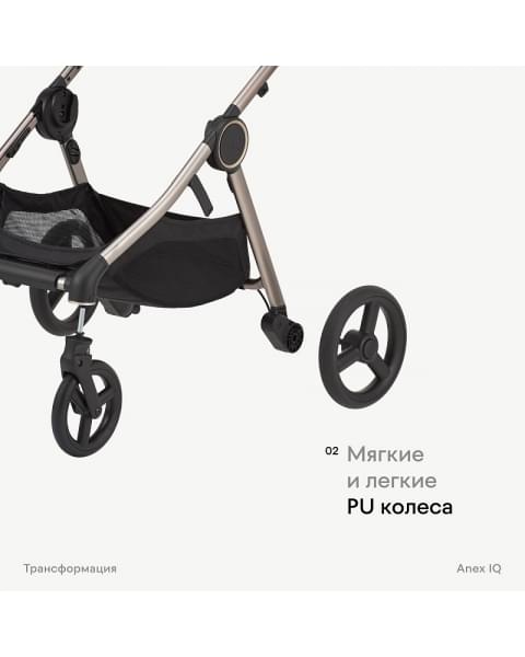 Детская коляска Anex iQ Basic NT 2 в 1 Sienna 2024