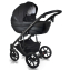 Детская коляска Bexa Ideal 2 в 1 ID 11G черный+черная кожа