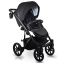 Детская коляска Bexa Ideal 2 в 1 ID 11G черный+черная кожа