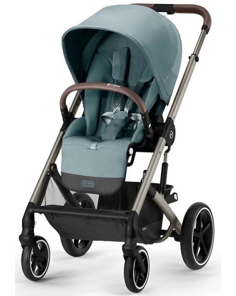 Детская коляска Cybex Balios S Lux 2 в 1 Бирюзовый (Sky Blue TRE-2023, люлька Lux)