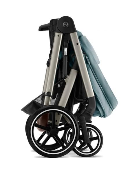 Детская коляска Cybex Balios S Lux 2 в 1 Бирюзовый (Sky Blue TRE-2023, люлька Lux)