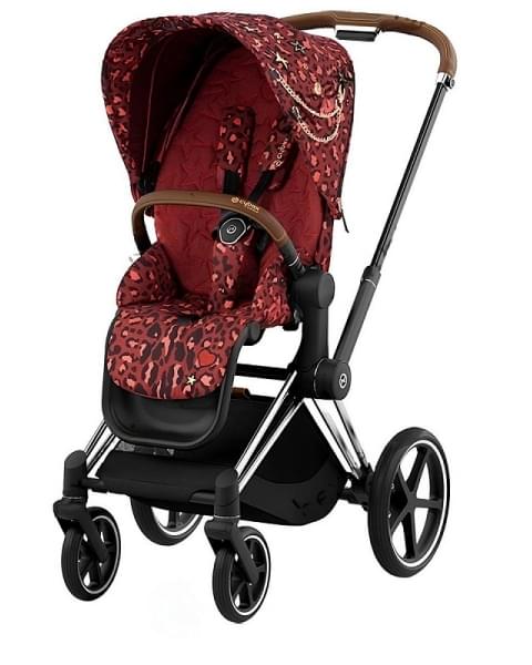 Детская коляска Cybex Priam IV 2 в 1 Rockstar/Chrome Brown