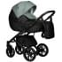 Детская коляска Indigo Mio Eco 2 в 1 05 черная кожа+шалфей кожа